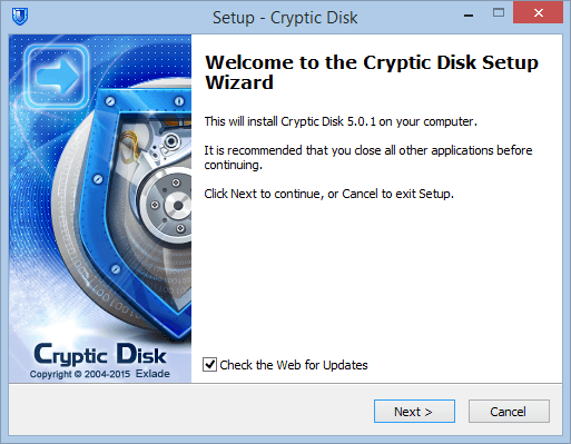 Come installare il programma Cryptic Disk