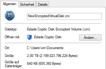 Exlade Cryptic Disk