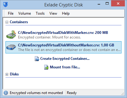 Exlade Cryptic Disk