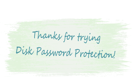 Exlade Disk Password Protection