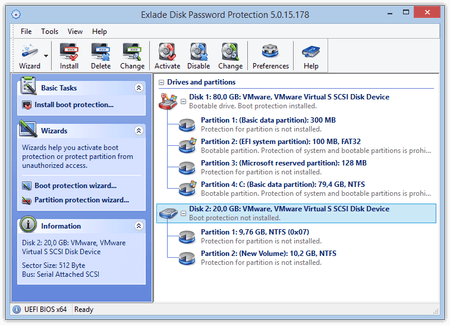 Disk Password Protection screenshot Disk Password Protection screenshot